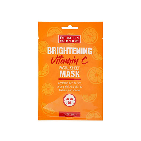 Beauty Formula Brightening Vitamin C Facial Sheet Mask
