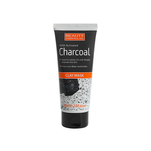 Beauty Formulas Charcoal Clay Mask 100ml