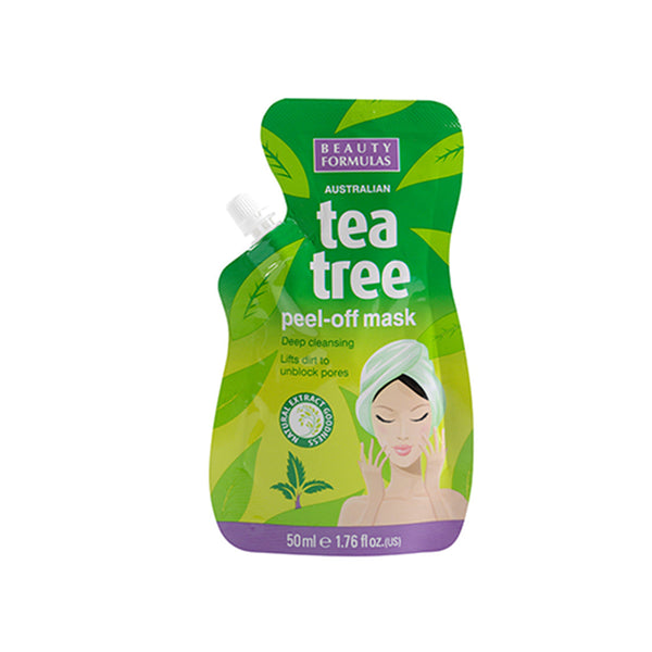 Beauty Formulas Tea Tree Deep Cleansing Peel Off Mask 50ml